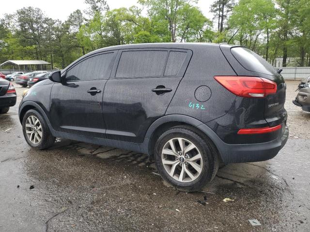 KNDPB3AC3G7819279 - 2016 KIA SPORTAGE LX BLACK photo 2