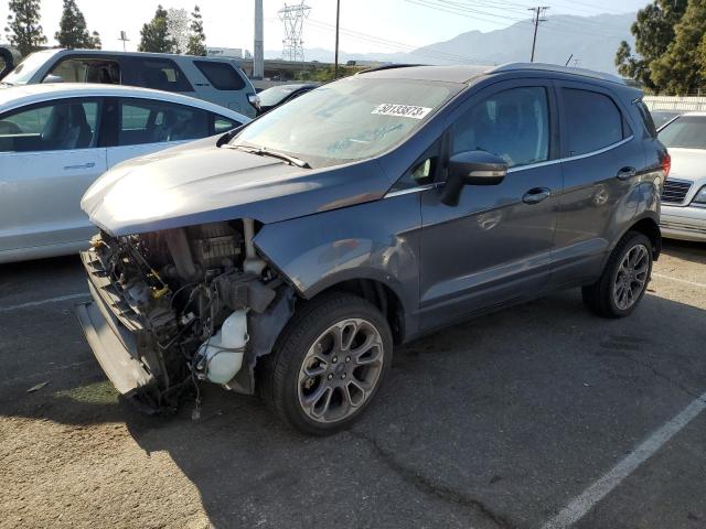 MAJ6S3KL1LC347374 - 2020 FORD ECOSPORT TITANIUM GRAY photo 1