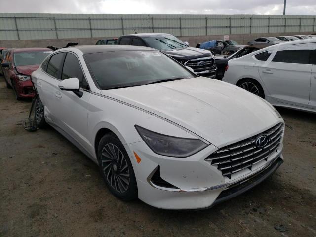 KMHL54JJXNA044761 - 2022 HYUNDAI SONATA HYBRID WHITE photo 4