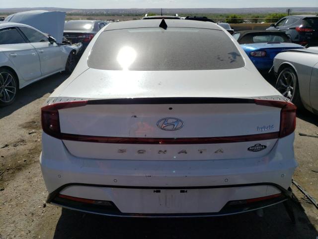 KMHL54JJXNA044761 - 2022 HYUNDAI SONATA HYBRID WHITE photo 6