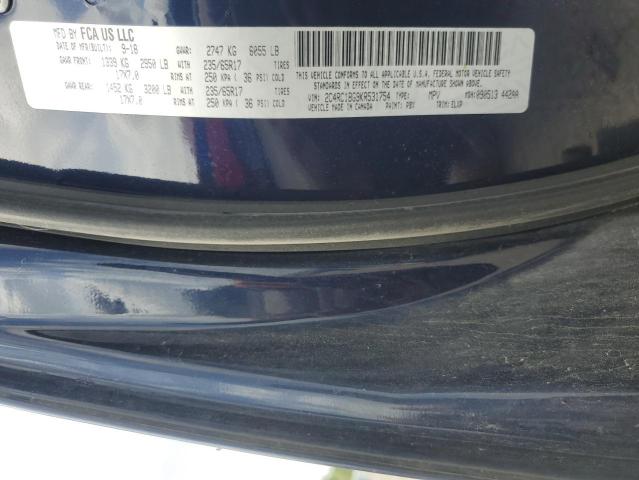 2C4RC1BG9KR531754 - 2019 CHRYSLER PACIFICA TOURING L BLUE photo 14