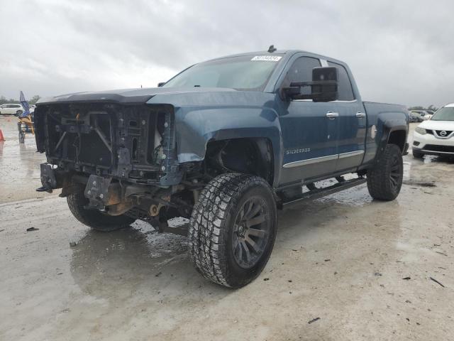 1GCVKREH4EZ142339 - 2014 CHEVROLET SILVERADO K1500 LT BLUE photo 1