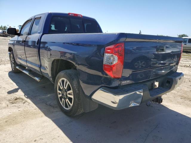 5TFRY5F11EX156947 - 2014 TOYOTA TUNDRA DOUBLE CAB SR/SR5 BLUE photo 2