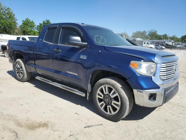 5TFRY5F11EX156947 - 2014 TOYOTA TUNDRA DOUBLE CAB SR/SR5 BLUE photo 4