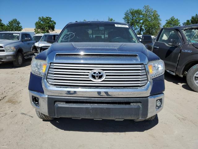 5TFRY5F11EX156947 - 2014 TOYOTA TUNDRA DOUBLE CAB SR/SR5 BLUE photo 5