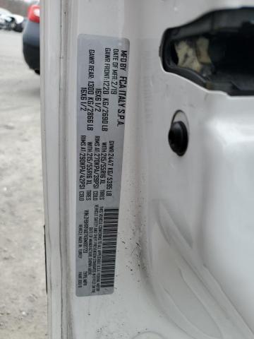 ZFBHRFAB7K6M88720 - 2019 RAM PROMASTER 白色 照片 12
