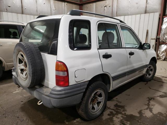 2CNBJ13C2Y6915626 - 2000 CHEVROLET TRACKER WHITE photo 3