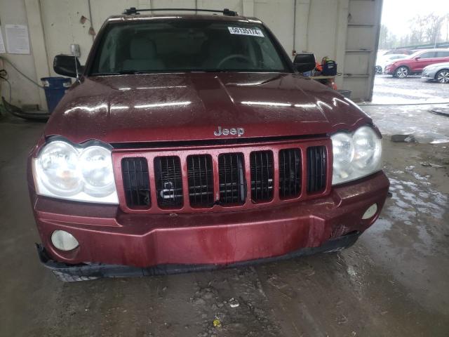 1J8GR48KX7C543584 - 2007 JEEP GRAND CHER LAREDO MAROON photo 5