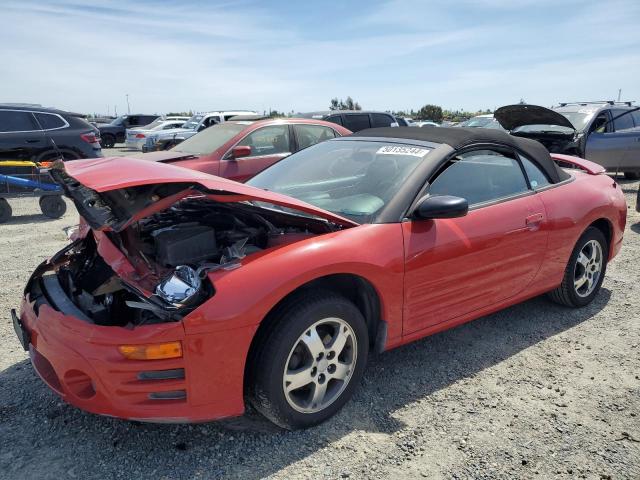 4A3AE45GX3E054963 - 2003 MITSUBISHI ECLIPSE SPYDER GS RED photo 1