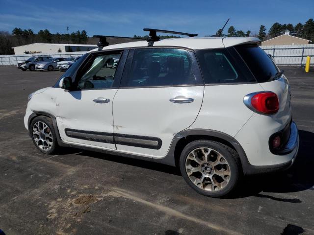 ZFBCFADH7EZ019720 - 2014 FIAT 500L TREKKING WHITE photo 2