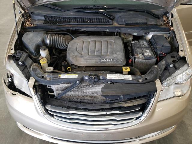 2C4RC1CG3CR386906 - 2012 CHRYSLER TOWN & COU TOURING L TAN photo 12