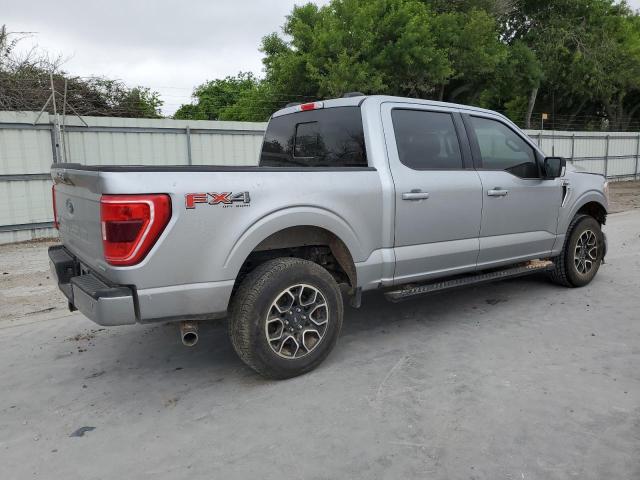 1FTFW1E87NFB10819 - 2022 FORD F150 SUPERCREW SILVER photo 3