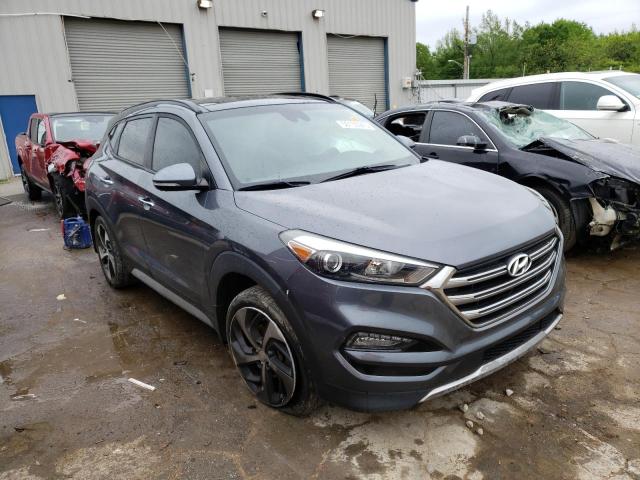 KM8J33A23JU617279 - 2018 HYUNDAI TUCSON VALUE GRAY photo 4