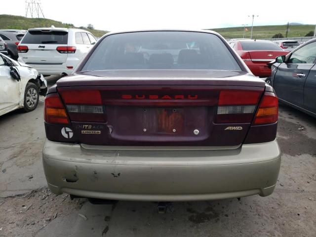 4S3BE6869Y7217149 - 2000 SUBARU LEGACY OUTBACK LIMITED TWO TONE photo 6