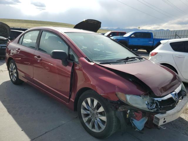 1HGFA16859L010269 - 2009 HONDA CIVIC EX RED photo 4