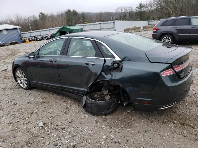 3LN6L2JK5FR605794 - 2015 LINCOLN MKZ GREEN photo 2