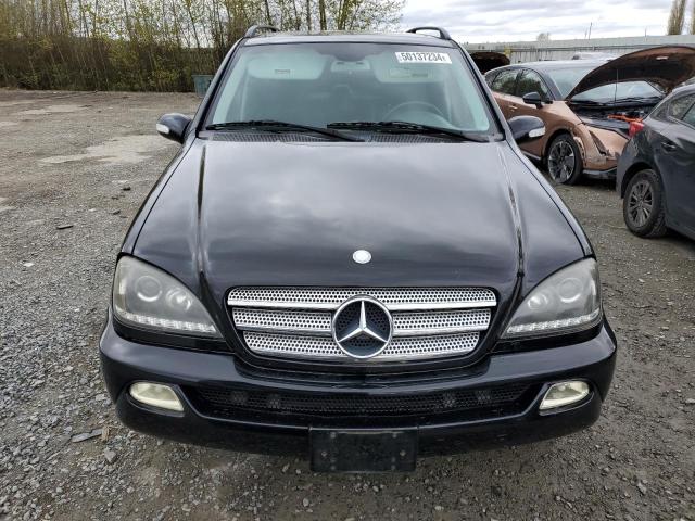 4JGAB57E63A405349 - 2003 MERCEDES-BENZ ML 350 BLACK photo 5