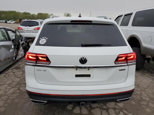 1V2BR2CA9MC512938 - 2021 VOLKSWAGEN ATLAS SEL WHITE photo 6