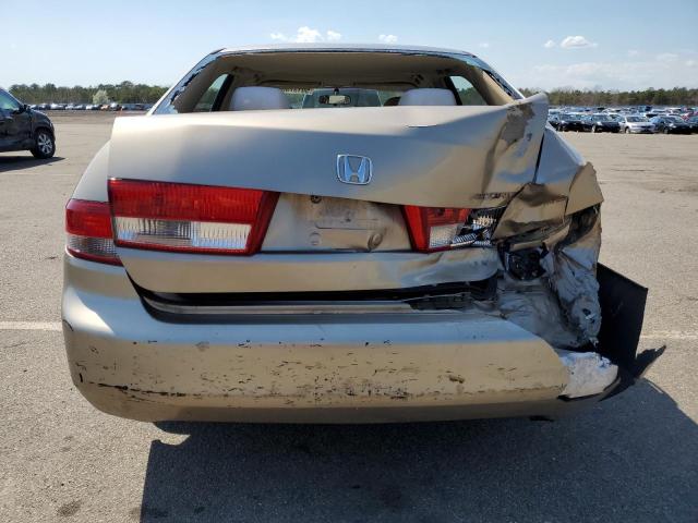 1HGCM56393A143769 - 2003 HONDA ACCORD LX TAN photo 6