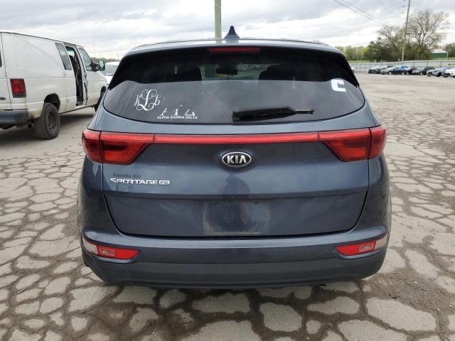 KNDPM3AC6H7142417 - 2017 KIA SPORTAGE LX BLUE photo 6