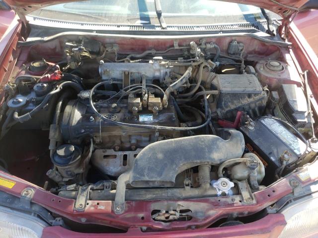 JT2BC52L1V0264414 - 1997 TOYOTA TERCEL CE BURGUNDY photo 11