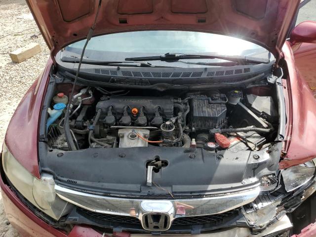 19XFA1F61BE007994 - 2011 HONDA CIVIC LX-S كستنائي صورة 11