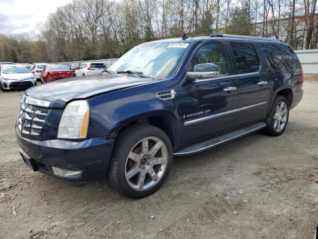1GYFK26229R104551 - 2009 CADILLAC ESCALADE ESV LUXURY BLUE photo 1