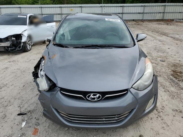 5NPDH4AE4CH083841 - 2012 HYUNDAI ELANTRA GLS GRAY photo 5