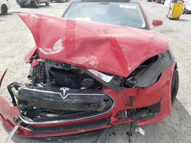 5YJSA1CG9DFP09800 - 2013 TESLA MODEL S Կարմիր լուսանկար 11