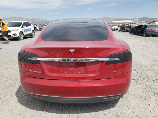 5YJSA1CG9DFP09800 - 2013 TESLA MODEL S Կարմիր լուսանկար 6