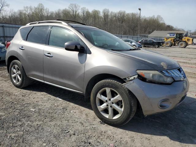 JN8AZ1MW5AW125920 - 2010 NISSAN MURANO S SILVER photo 4