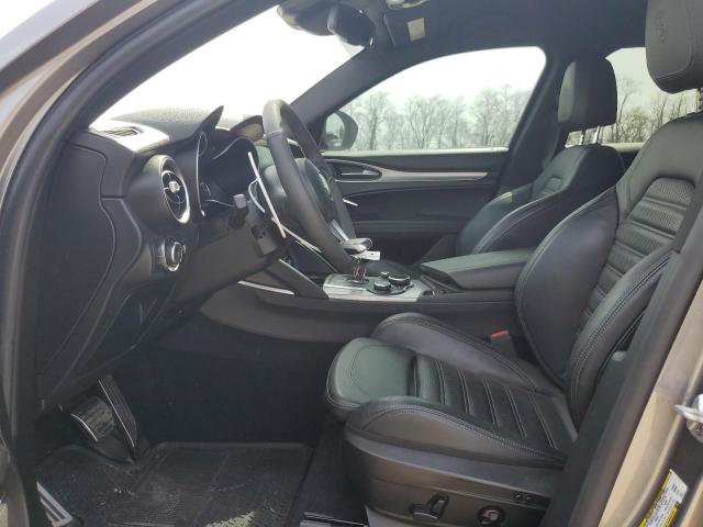 ZASFAKNNXJ7B79087 - 2018 ALFA ROMEO STELVIO TI SPORT GRAY photo 7
