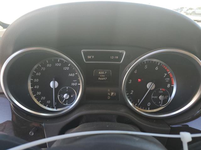 4JGDA5HB6EA291084 - 2014 MERCEDES-BENZ ML 350 4MATIC WHITE photo 9