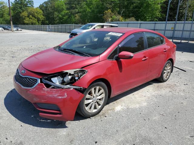 KNAFX4A63G5502849 - 2016 KIA FORTE LX RED photo 1