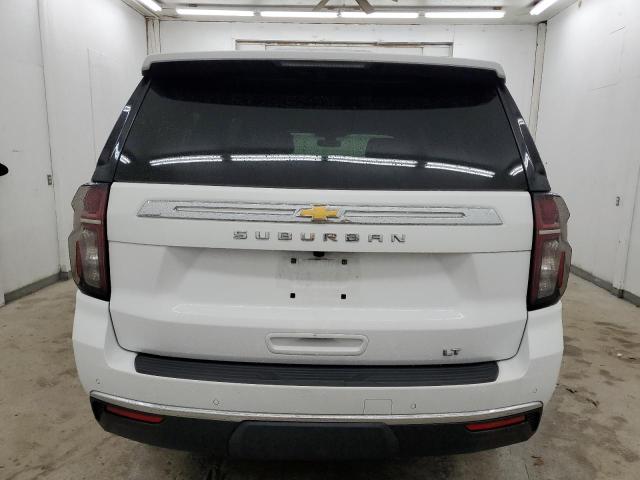 1GNSKCKD6MR235905 - 2021 CHEVROLET SUBURBAN K1500 LT WHITE photo 6