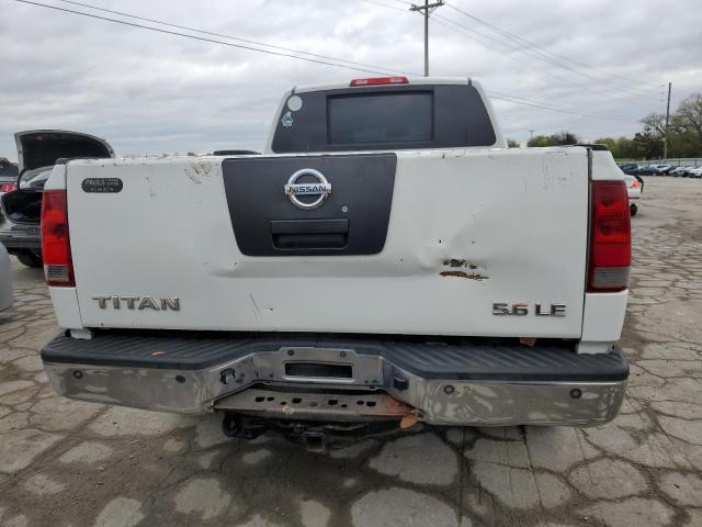 1N6BA07G98N310877 - 2008 NISSAN TITAN XE WHITE photo 6