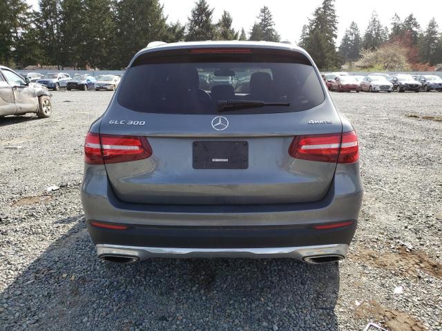 WDC0G4KB8KV161276 - 2019 MERCEDES-BENZ GLC 300 4MATIC GRAY photo 6