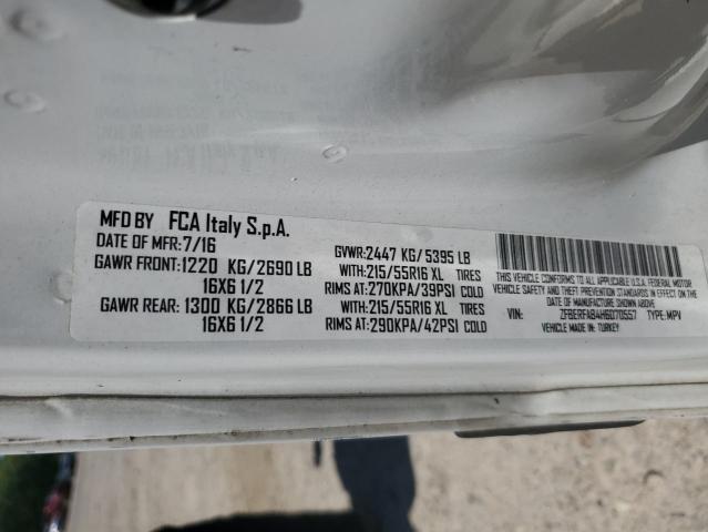 ZFBERFAB4H6D70557 - 2017 RAM PROMASTER WHITE photo 12