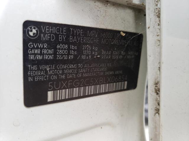 5UXFG2C5XBLX06854 - 2011 BMW X6 XDRIVE35I Ağ foto 13