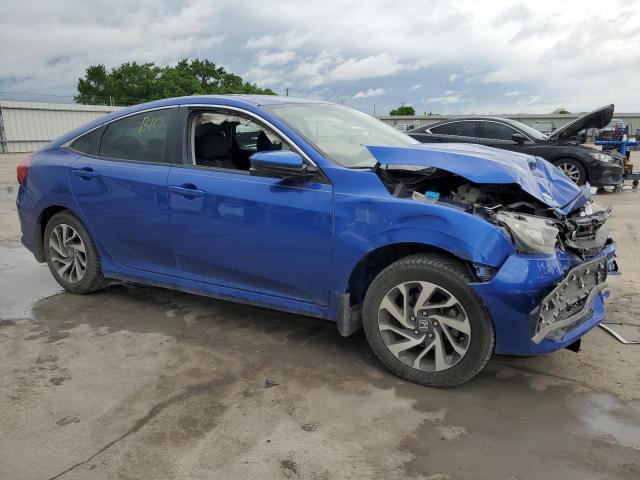 2HGFC2F78JH506255 - 2018 HONDA CIVIC EX BLUE photo 4