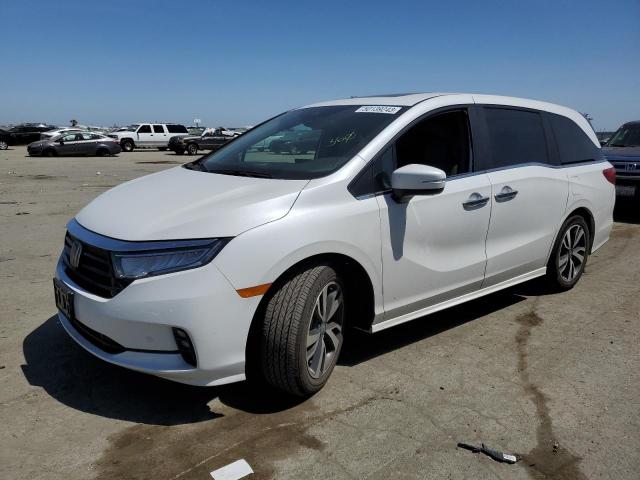 5FNRL6H86PB016503 - 2023 HONDA ODYSSEY TOURING WHITE photo 1