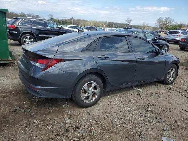 5NPLL4AG5MH034838 - 2021 HYUNDAI ELANTRA SE GRAY photo 3