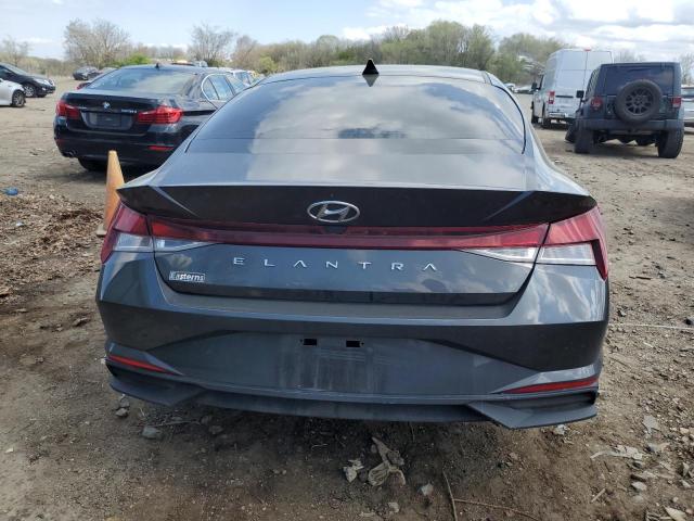 5NPLL4AG5MH034838 - 2021 HYUNDAI ELANTRA SE GRAY photo 6