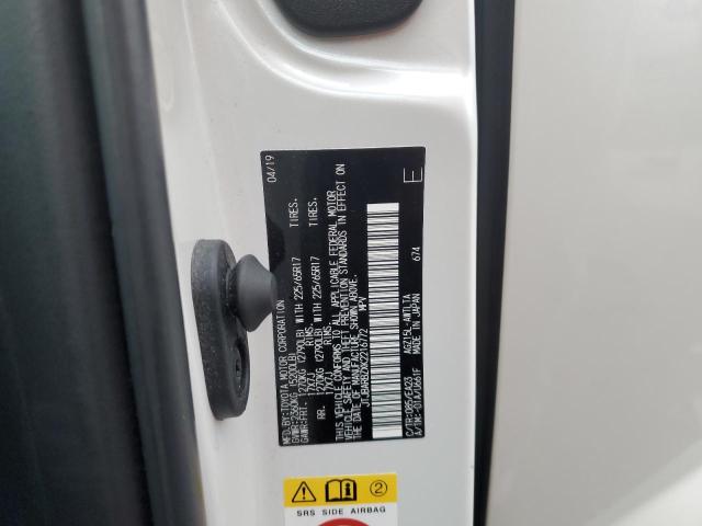 JTJBARBZXK2216772 - 2019 LEXUS NX 300 BASE თეთრი ფოტო 13