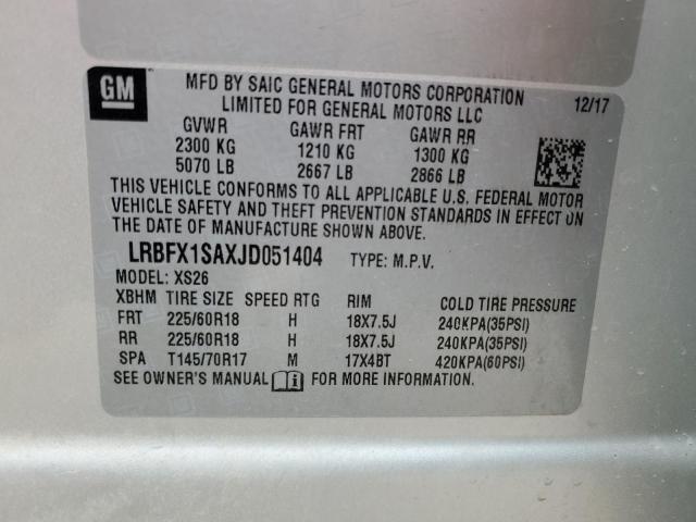 LRBFX1SAXJD051404 - 2018 BUICK ENVISION ESSENCE Gümüş foto 14