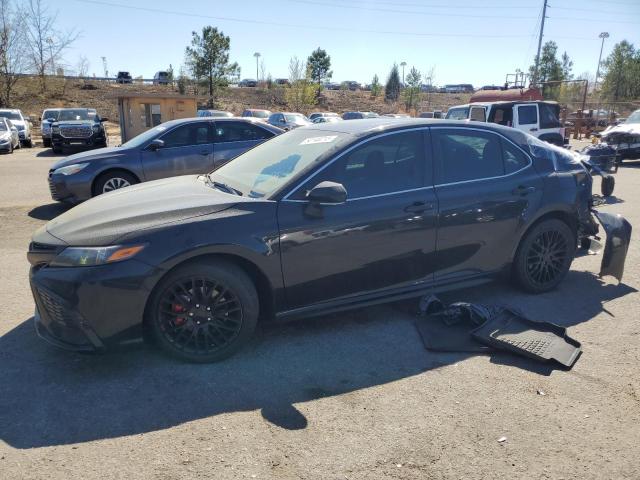 4T1T11AK3PU803626 - 2023 TOYOTA CAMRY SE NIGHT SHADE BLACK photo 1