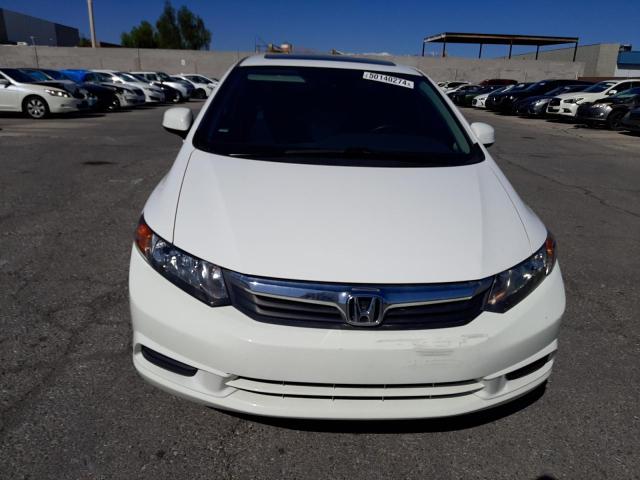 19XFB2F8XCE059114 - 2012 HONDA CIVIC EX WHITE photo 5