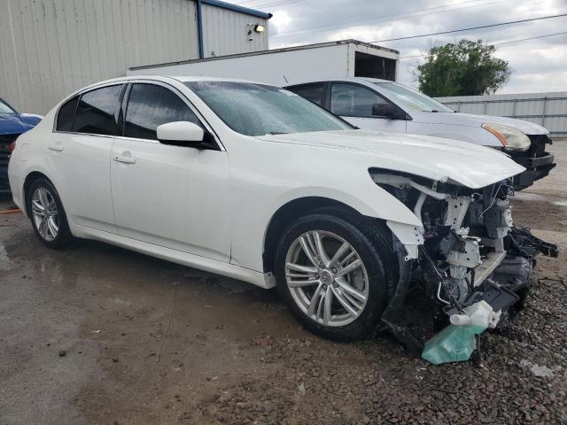 JN1CV6APXAM408774 - 2010 INFINITI G37 BASE WHITE photo 4