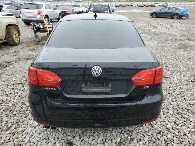 3VWLL7AJ0EM315189 - 2014 VOLKSWAGEN JETTA TDI BLACK photo 6