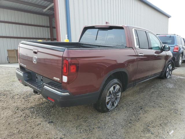 5FPYK3F71KB031112 - 2019 HONDA RIDGELINE RTL MAROON photo 4